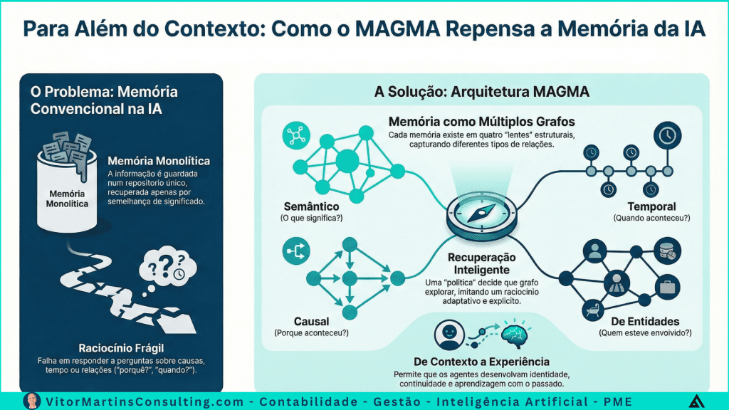 MAGMA: Repensar a Memória em Agentes de IA com Arquiteturas Multi-Grafo